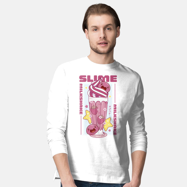 Pink Slime Sweet Milk-Mens-Long Sleeved-Tee-LAGELANTEE