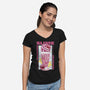 Pink Slime Sweet Milk-Womens-V-Neck-Tee-LAGELANTEE