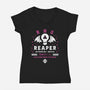 Reaper Networking Service-Womens-V-Neck-Tee-LAGELANTEE