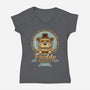 A Magical Place For Kids-Womens-V-Neck-Tee-LAGELANTEE