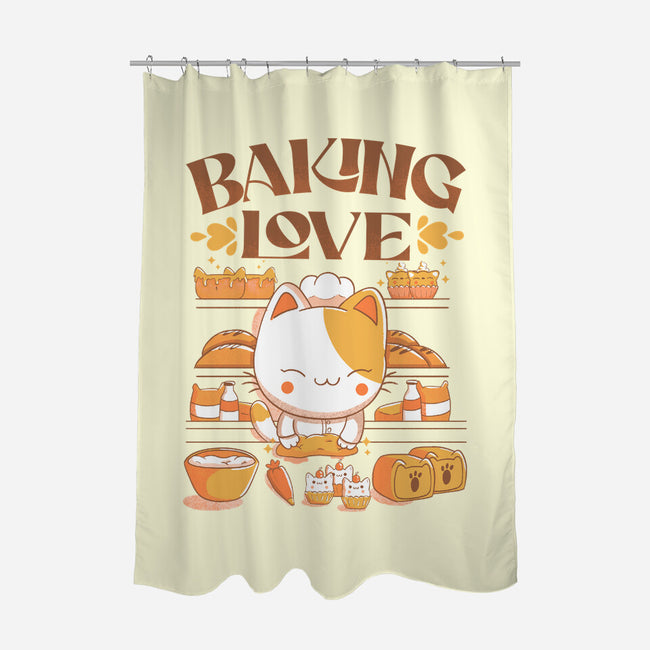 Baking Love-None-Polyester-Shower Curtain-tobefonseca