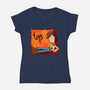 Toys Issues-Womens-V-Neck-Tee-jasesa