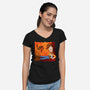 Toys Issues-Womens-V-Neck-Tee-jasesa