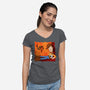 Toys Issues-Womens-V-Neck-Tee-jasesa