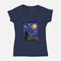 R2 Night-Womens-V-Neck-Tee-nickzzarto