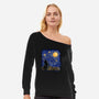 R2 Night-Womens-Off Shoulder-Sweatshirt-nickzzarto