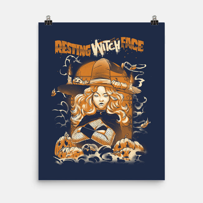 Resting Witch Face-None-Matte-Poster-Massai