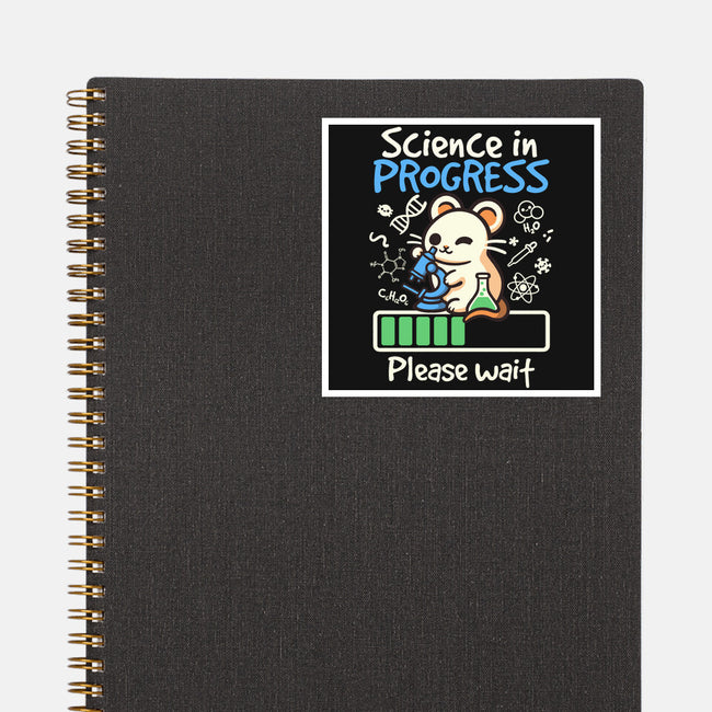 Science In Progress-None-Glossy-Sticker-NemiMakeit