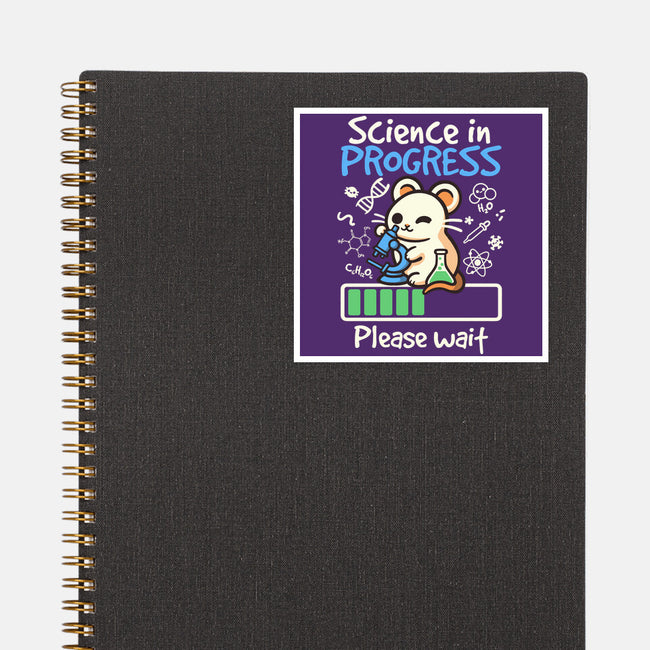 Science In Progress-None-Glossy-Sticker-NemiMakeit