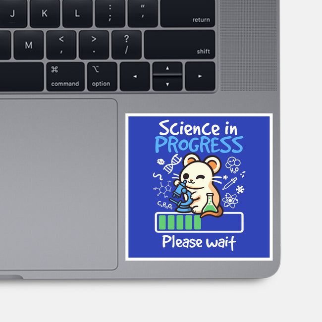 Science In Progress-None-Glossy-Sticker-NemiMakeit