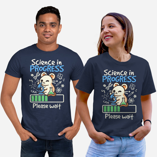 Science In Progress-Unisex-Basic-Tee-NemiMakeit