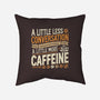 A Little More Caffeine-None-Removable Cover w Insert-Throw Pillow-BridgeWalker