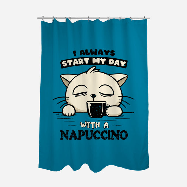 Always Napuccino-None-Polyester-Shower Curtain-BridgeWalker