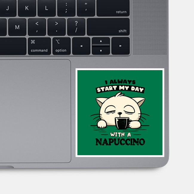 Always Napuccino-None-Glossy-Sticker-BridgeWalker