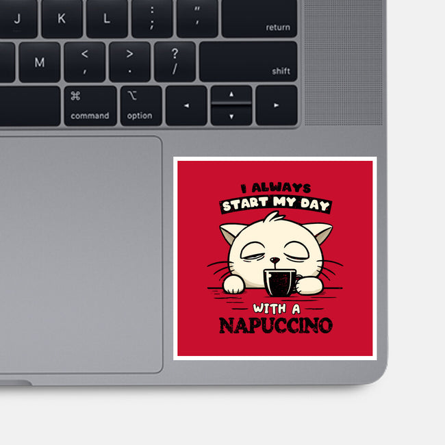 Always Napuccino-None-Glossy-Sticker-BridgeWalker