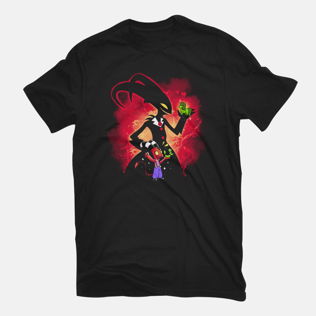 Demon Boss-Womens-Fitted-Tee-Vallina84