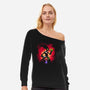 Demon Boss-Womens-Off Shoulder-Sweatshirt-Vallina84