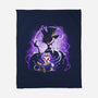 Demon Owl-None-Fleece-Blanket-Vallina84