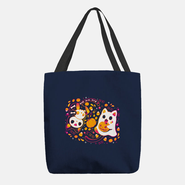 Halloween Kittens-None-Basic Tote-Bag-Vallina84