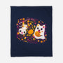 Halloween Kittens-None-Fleece-Blanket-Vallina84