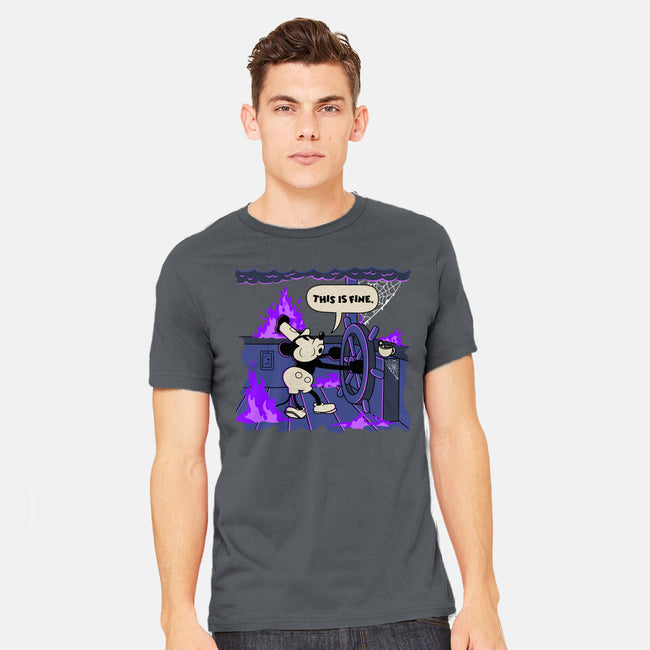 This Is Spooky But Fine-Mens-Heavyweight-Tee-rocketman_art