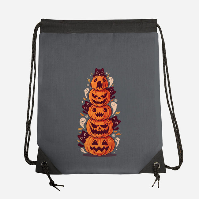 Spooky Tower-None-Drawstring-Bag-erion_designs