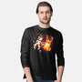 Halloween Jackalope-Mens-Long Sleeved-Tee-Vallina84