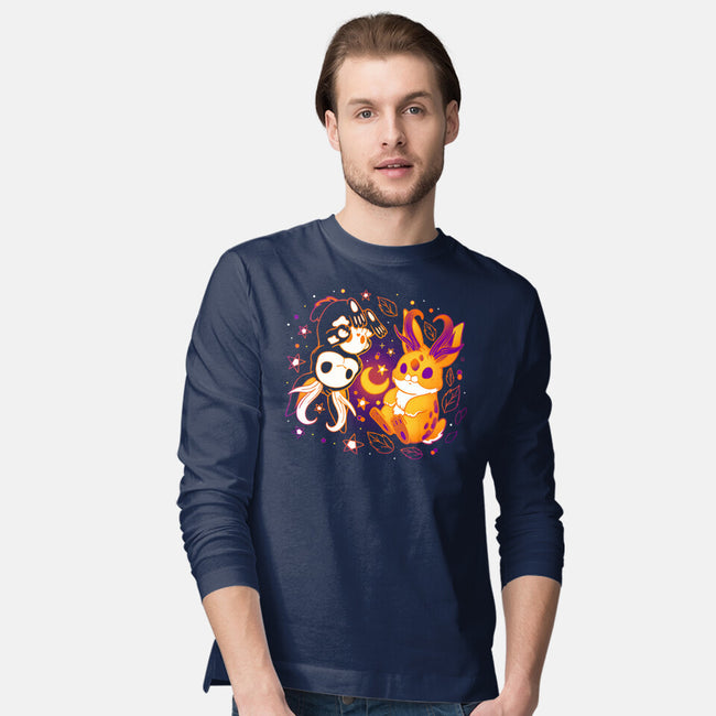 Halloween Jackalope-Mens-Long Sleeved-Tee-Vallina84