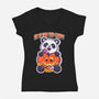 Just In It For The Candy-Womens-V-Neck-Tee-palmstreet