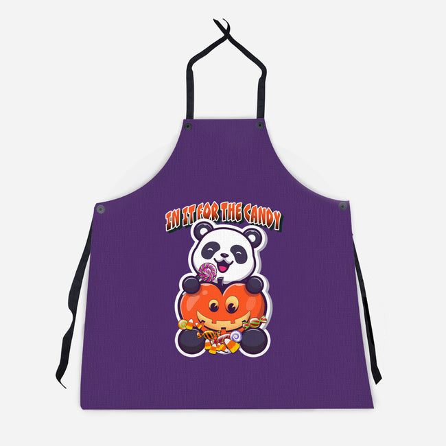 Just In It For The Candy-Unisex-Kitchen-Apron-palmstreet