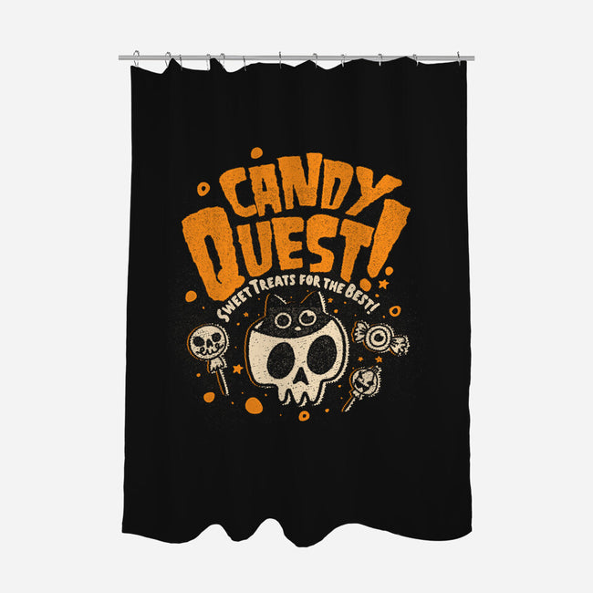 Candy Quest-None-Polyester-Shower Curtain-Estudio Horta