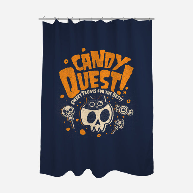 Candy Quest-None-Polyester-Shower Curtain-Estudio Horta