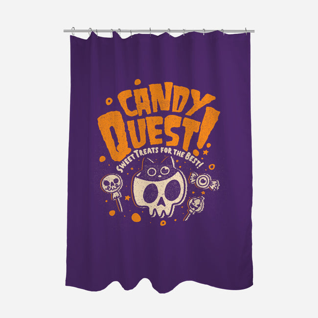 Candy Quest-None-Polyester-Shower Curtain-Estudio Horta