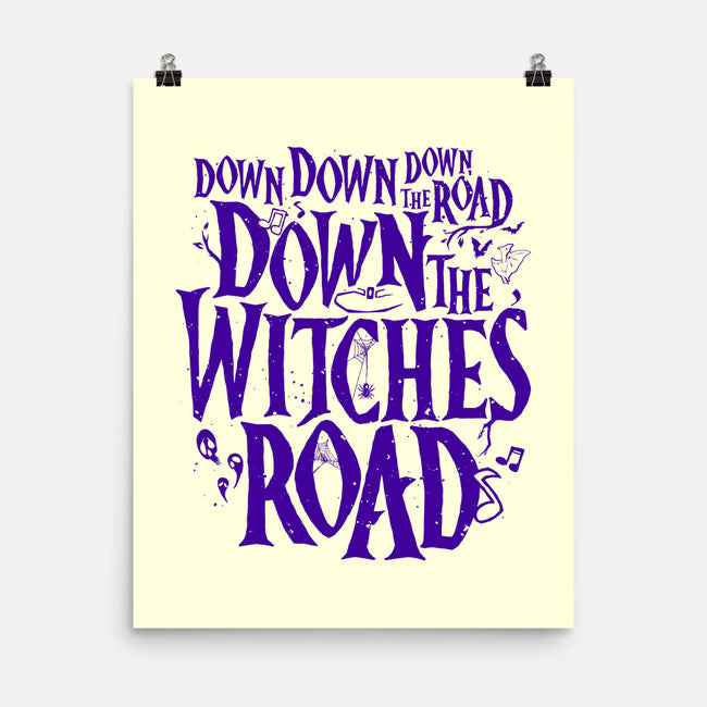 Down The Witches Road-None-Matte-Poster-teesgeex