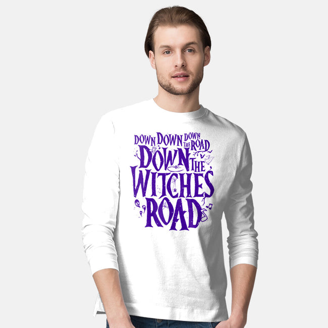 Down The Witches Road-Mens-Long Sleeved-Tee-teesgeex