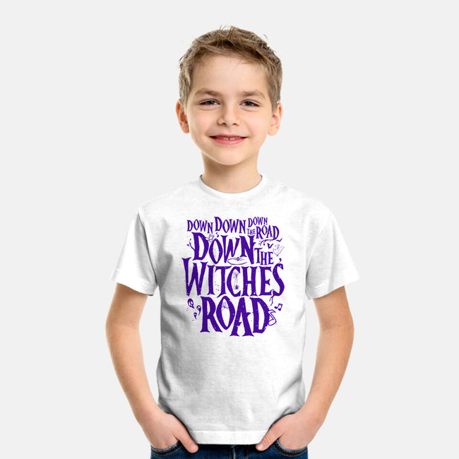 Down The Witches Road-Youth-Basic-Tee-teesgeex