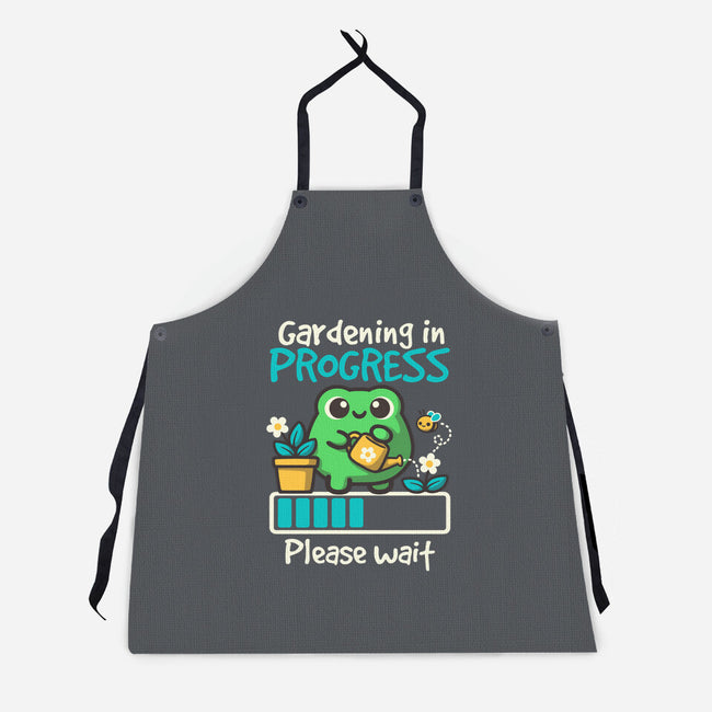 Gardening In Progress-Unisex-Kitchen-Apron-NemiMakeit