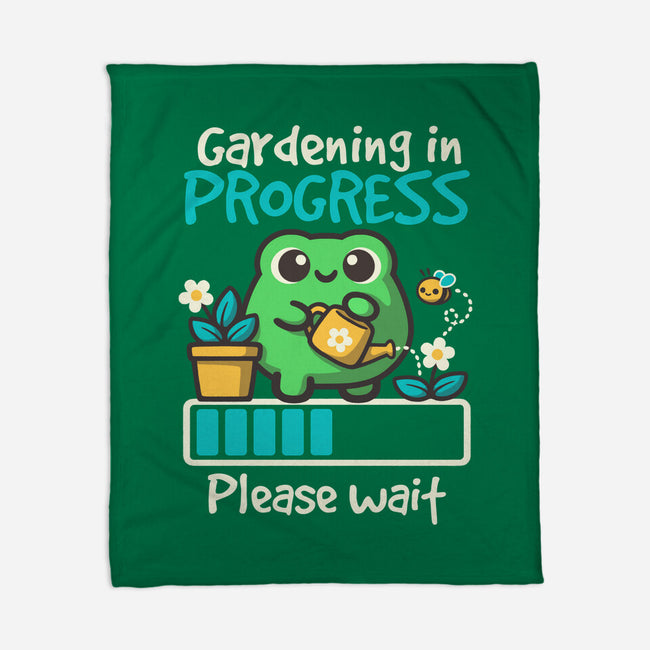 Gardening In Progress-None-Fleece-Blanket-NemiMakeit