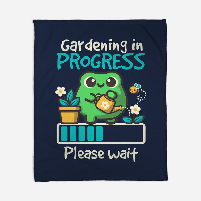 Gardening In Progress-None-Fleece-Blanket-NemiMakeit