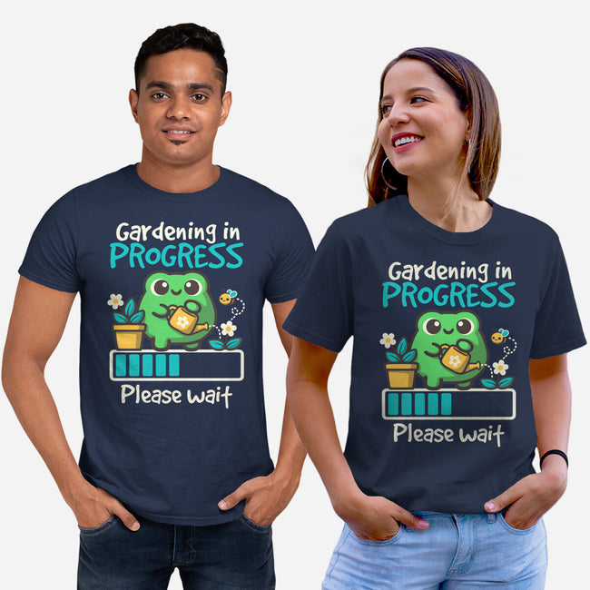 Gardening In Progress-Unisex-Basic-Tee-NemiMakeit