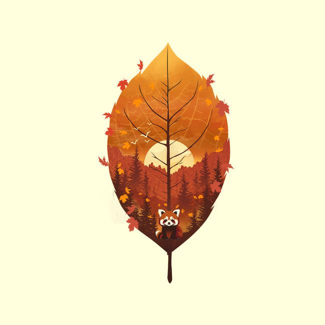 Red Leaf Panda-None-Stretched-Canvas-dandingeroz