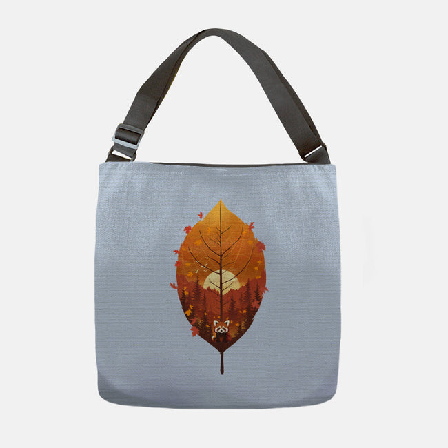 Red Leaf Panda-None-Adjustable Tote-Bag-dandingeroz