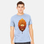 Red Leaf Panda-Mens-Heavyweight-Tee-dandingeroz