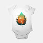 Red Leaf Fox-Baby-Basic-Onesie-dandingeroz