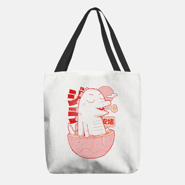 Ramen Dino-None-Basic Tote-Bag-Kabuto Studio