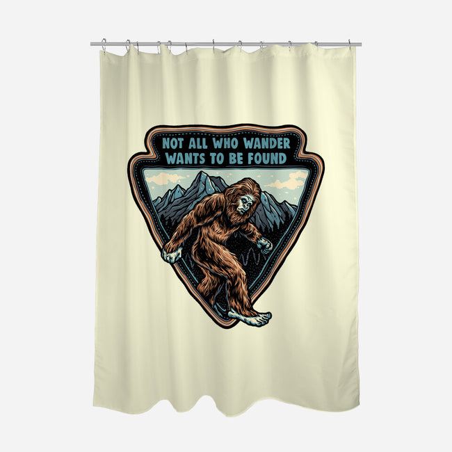 Wandering-None-Polyester-Shower Curtain-glitchygorilla