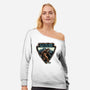 Wandering-Womens-Off Shoulder-Sweatshirt-glitchygorilla