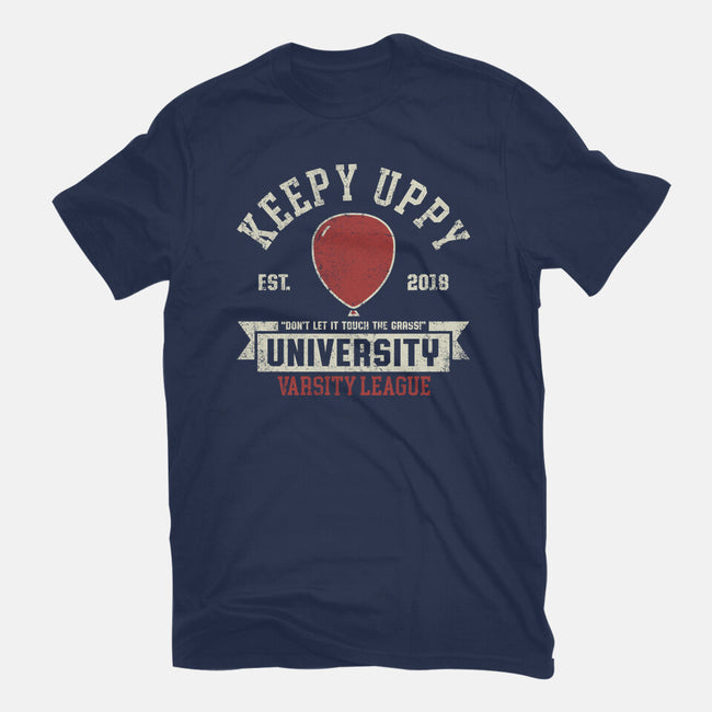 Keepy Uppy University-Mens-Heavyweight-Tee-zachterrelldraws