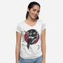 Fear The Old Blood-Womens-V-Neck-Tee-Jelly89