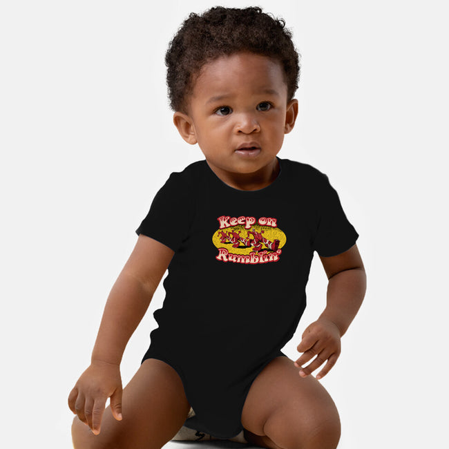 Keep On Rumblin-Baby-Basic-Onesie-krobilad